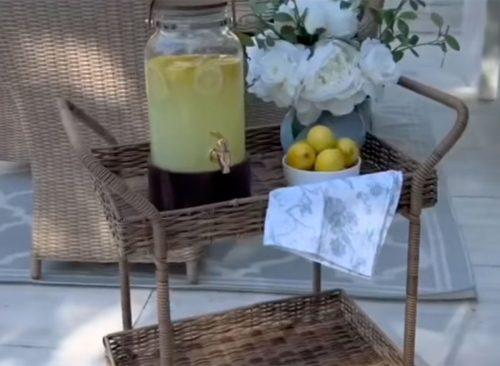 Outdoor Bar Cart