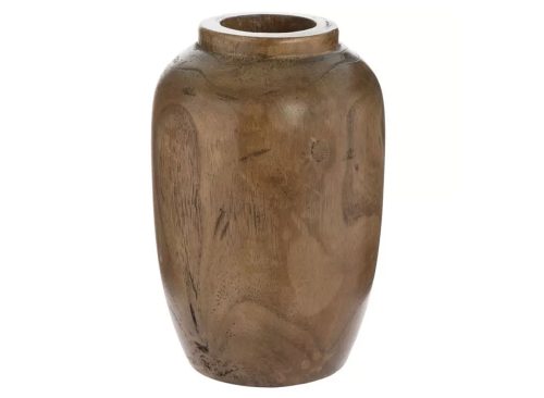Paulownia Wood Lipped Vase