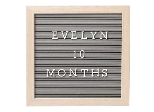 Pearhead Letterboard Set - Wood