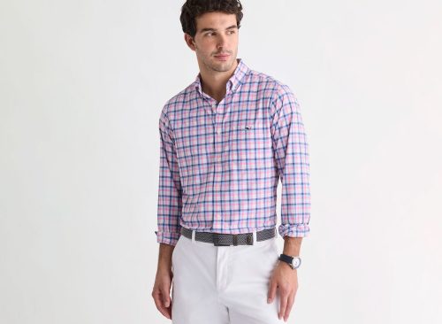 Performance Grenadine Check Featherweight Shirt