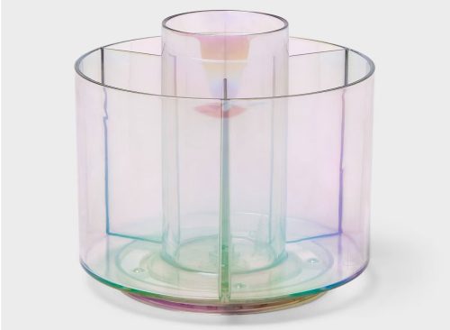 Plastic Turntable Makeup Organizer Iridescent - Brightroom™