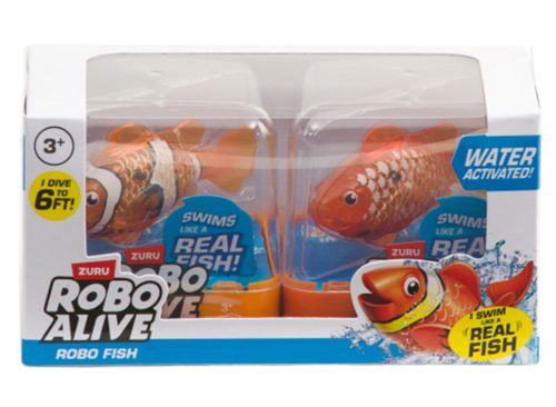 ROBO ALIVE 2pk Water Activated Fish Toys