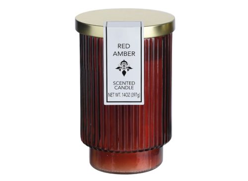 Red Amber-Scented Jar Candle, 1-ct
