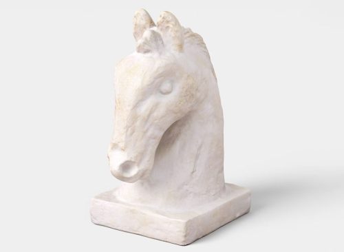 Rustic Ceramic Horse Bust Decorative Object - Threshold™