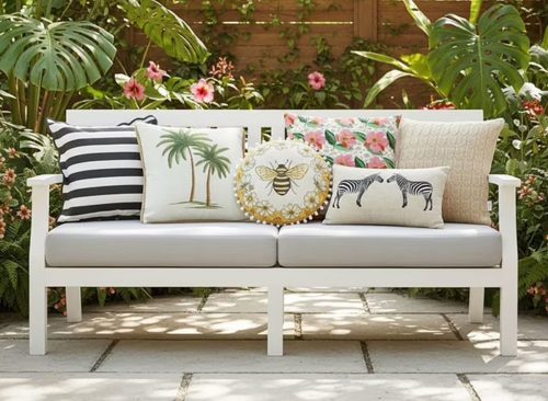 STUDIOCHIC Home Summer Brights Indoor/Outdoor Decorative Pillow