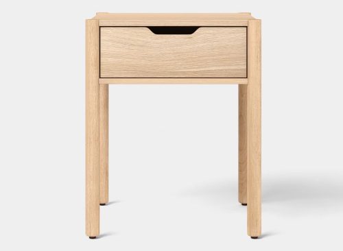 Scandi Nightstand Natural - Room Essentials™ Fully Assembled