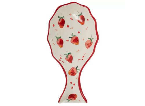 Scattered Strawberries Spoon Rest