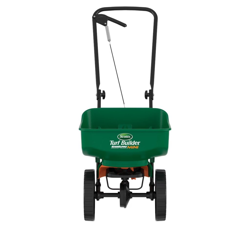 Scotts Turf Builder EdgeGuard Mini Broadcast Spreader
