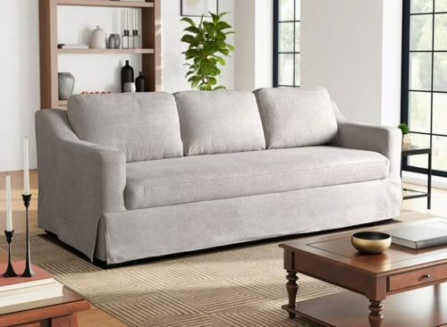 Serta Harvard Linen Fabric Convertible Sofa