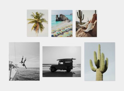 Set of 6 Photography Wall Art - Room Essentials™