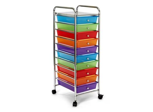 Seville Classics 10 Drawer Cart (Multiple Colors)