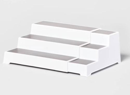 Shelf Expandable 3 Tier - Brightroom™: Freestanding Spice Rack Organizer, White Kitchen Storage for Pantry & Cabinet