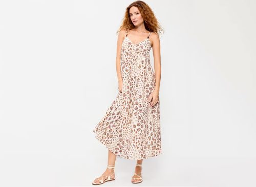 Sleeveless Boho Maxi Dress