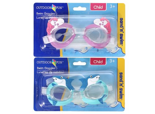 Splash-N-Swim Children's Novelty Swim Goggles, 5.375x2.375 in