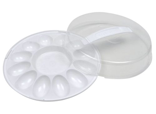 Sure Fresh Deviled Egg Carriers with Lids, 10.375x3.5 in