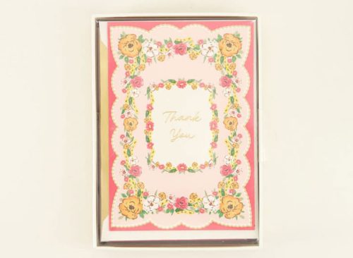 Thank You Handkerchief Cards Set