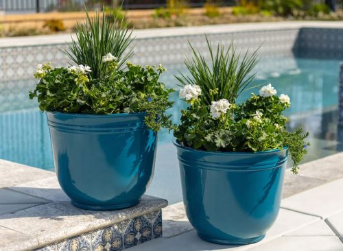 Theo Resin Planters by Trendspot, 2-pack