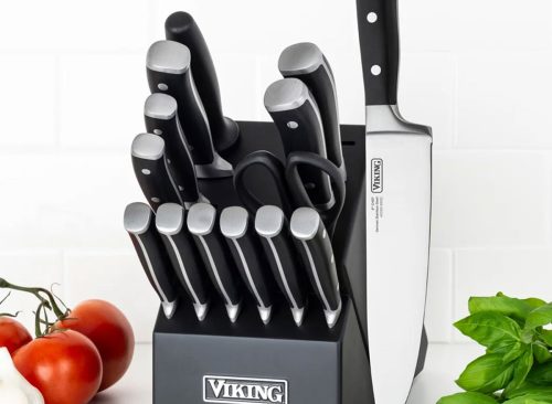 Viking 15-piece German Steel Knife Block Set