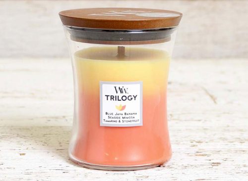 WoodWick Tropical Sunrise Medium Trilogy Jar Candle