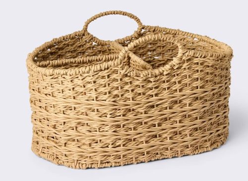 Woven Diaper Caddy with Dividers - Cloud Island™