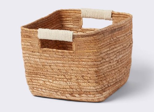 Woven Rectangular Banana Sewing Basket - Brightroom™
