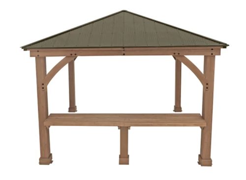 Yardistry 12' Gazebo Bar Counter