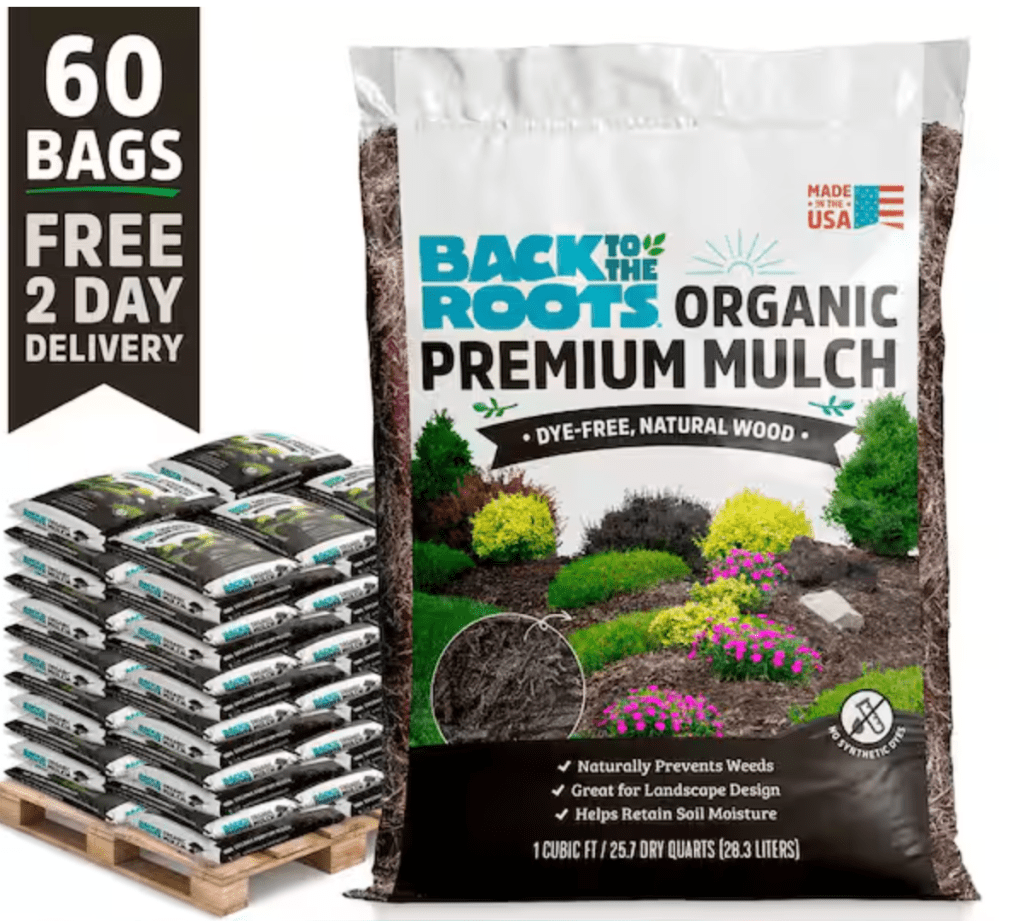 Back to the Roots Brown Bark Bulk Mulch