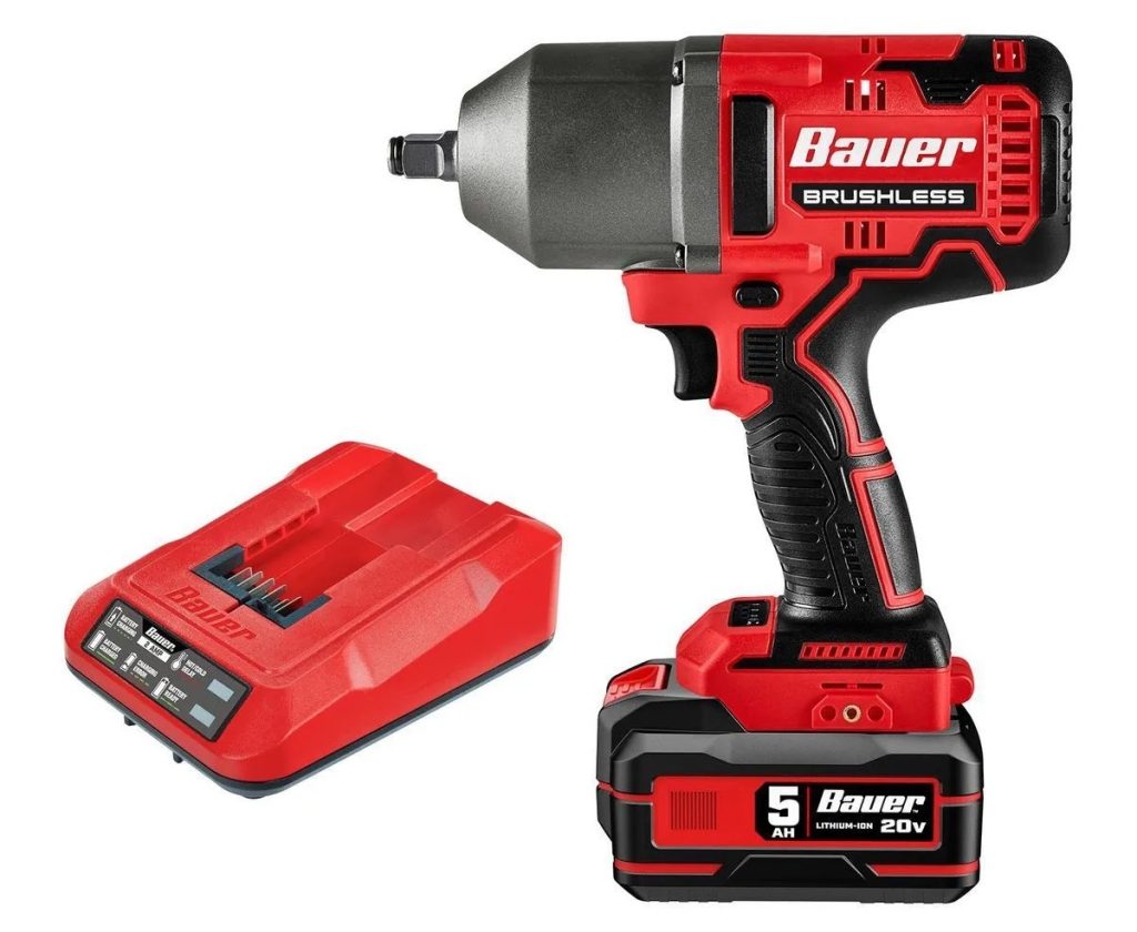 Bauer 1/2 in. High-Torque Impact Wrench Kit