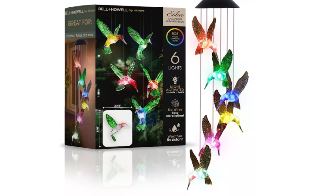 Bell & Howell Solar Cascading Hummingbirds