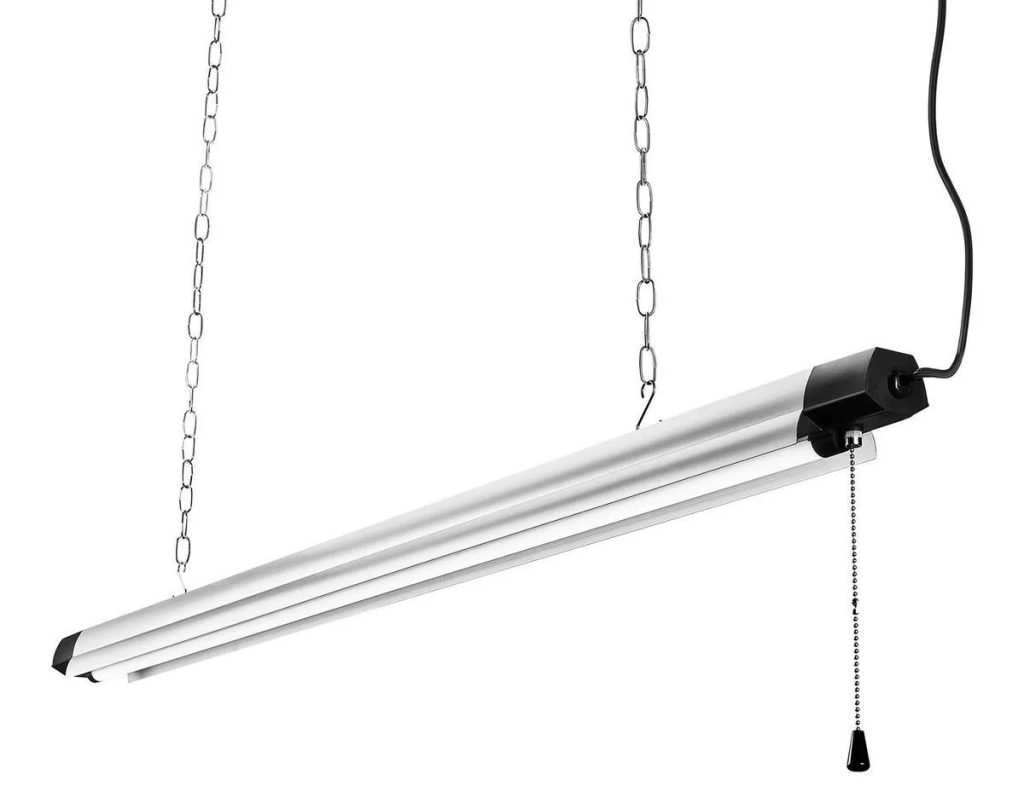 Braun 4 ft. LED Hanging Shop Light