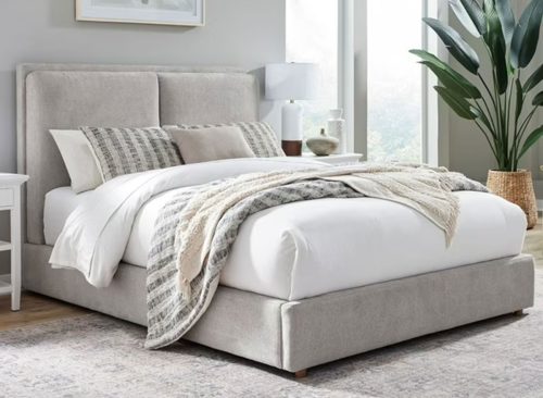 details by Becki Owens Harper Upholstered Bed Frame, Assorted Colors & Sizes