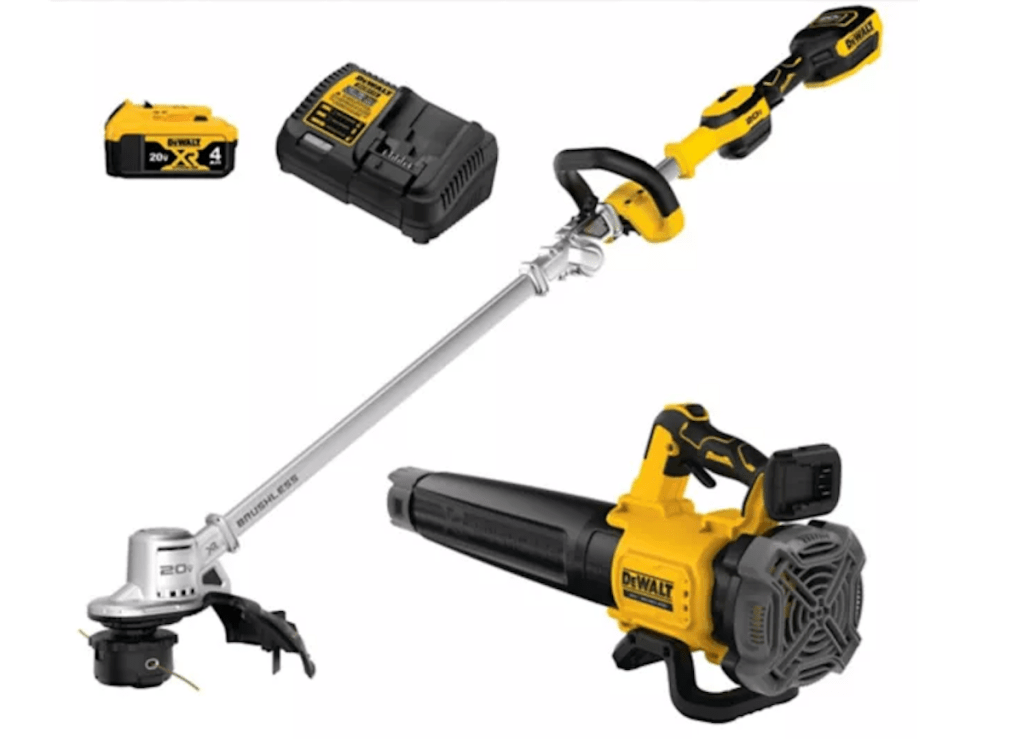DEWALT 20V MAX XR Brushless Trimmer/Blower Combo Kit, 2 pc.