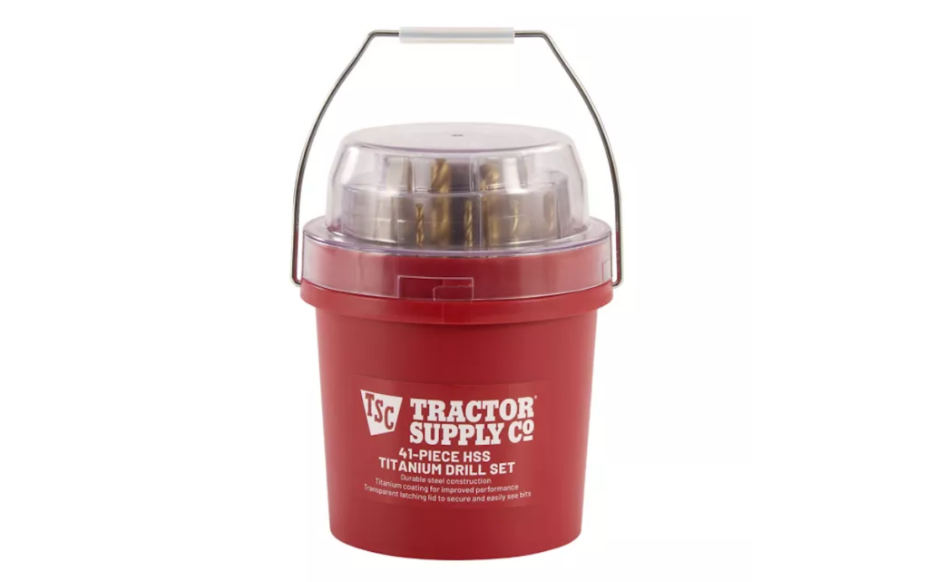 Tractor Supply Assorted SAE Drill Bit Set, 41 pc.
