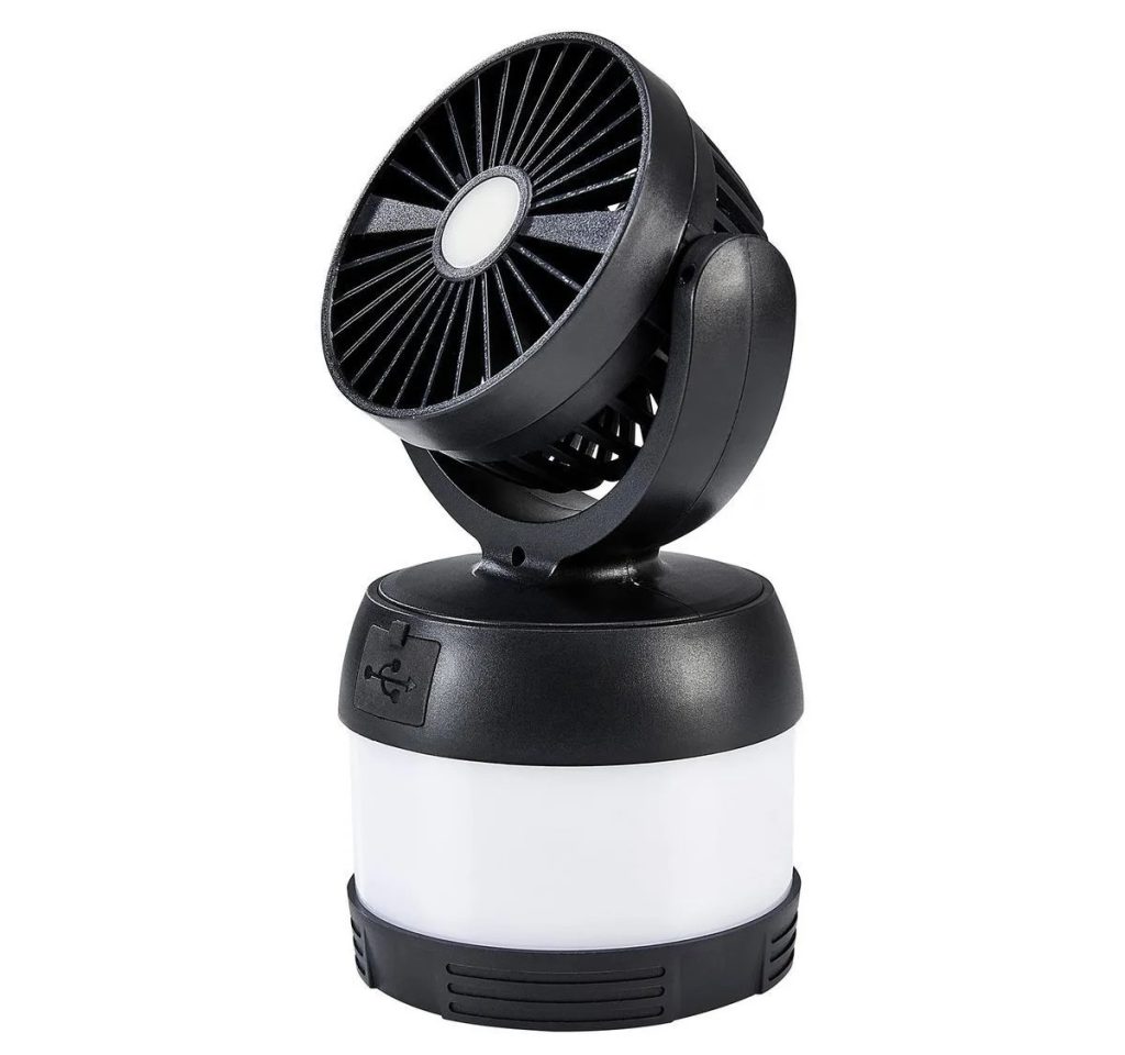 LED Rechargeable 3-in-1 Lantern, Fan, and Power Bank