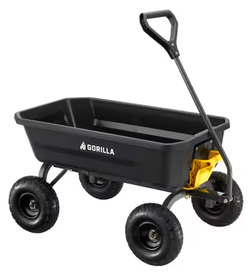 Gorilla Carts Dumping Garden Cart