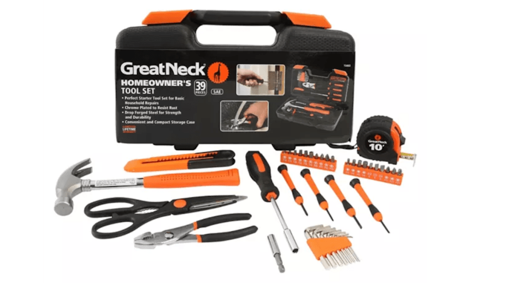 GreatNeck Homeowner's Tool Set, 39 pc.