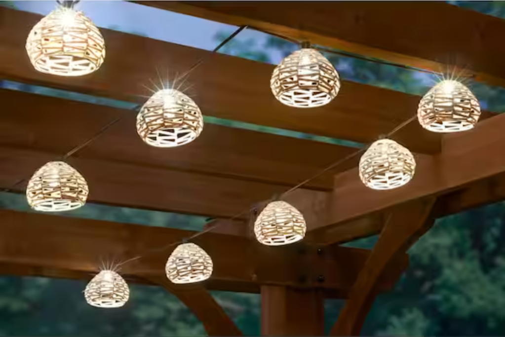 Hampton Bay LED Rattan String Light