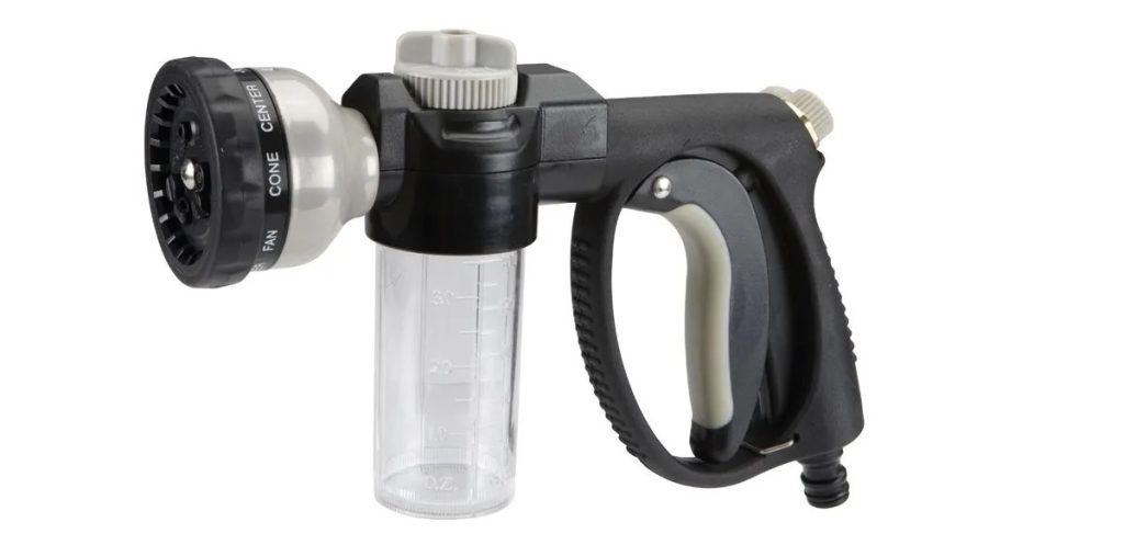 HFT 9-Pattern Car Wash Nozzle with Soap Dispenser