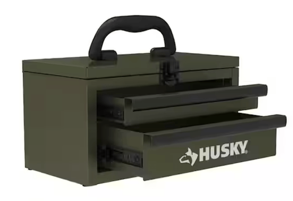 Husky 2-Drawer Mini Portable Tool Box