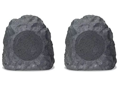 iLive GEO + Waterproof Rock Speaker Pair