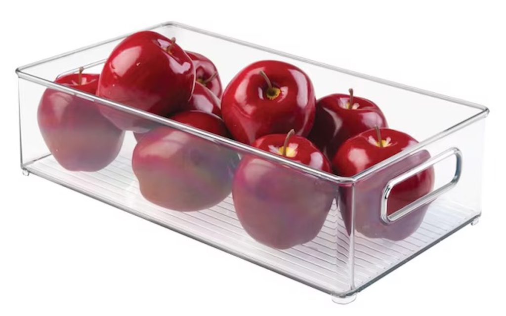 iDesign Medium Clear Plastic Bin