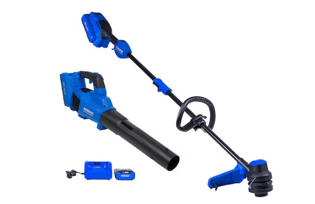 Kobalt Gen4 Cordless String Trimmer and Leaf Blower Combo Kit