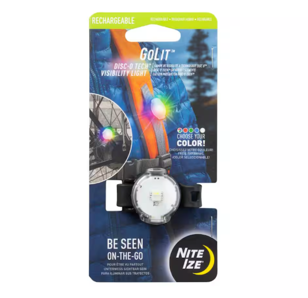 Nite Ize Go Lit Rechargeable Disc-O Tech Visibility Light