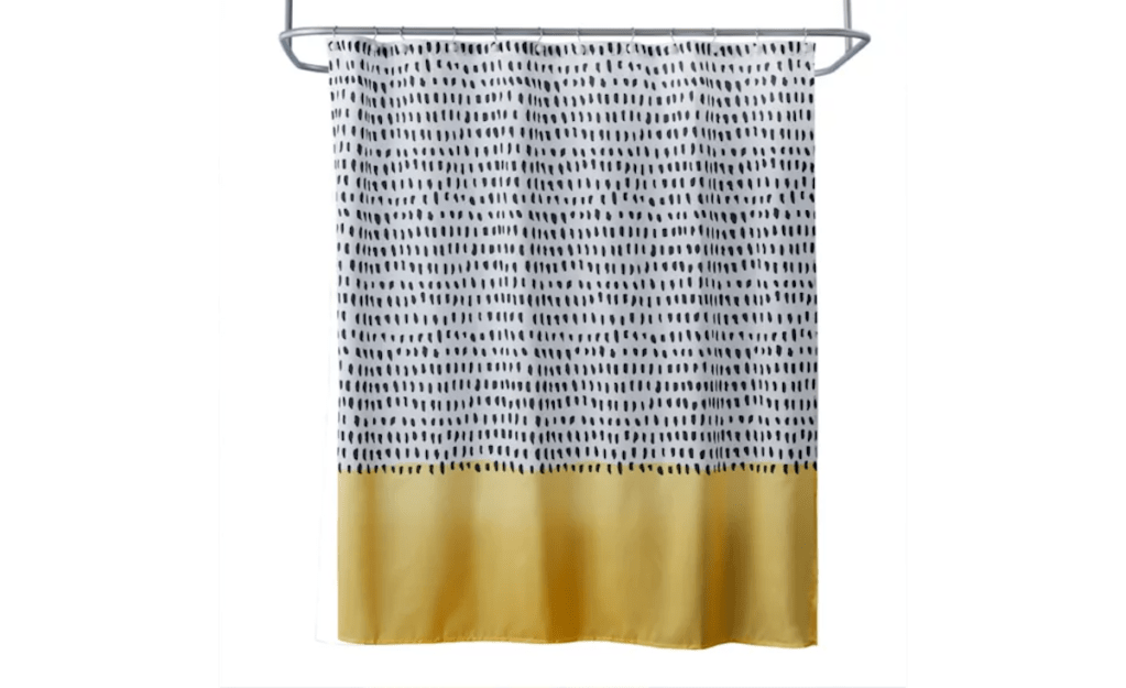 SKL Home Dotty Waves Fabric Shower Curtain