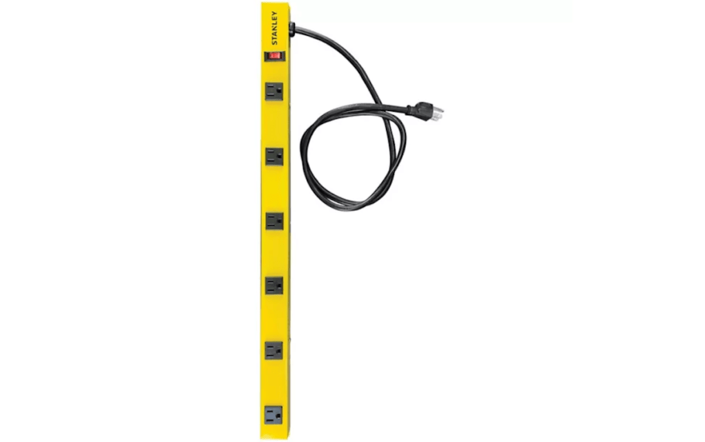 Stanley 6 Outlet ShopMAX Pro 2 ft. Surge Protector Power Bar