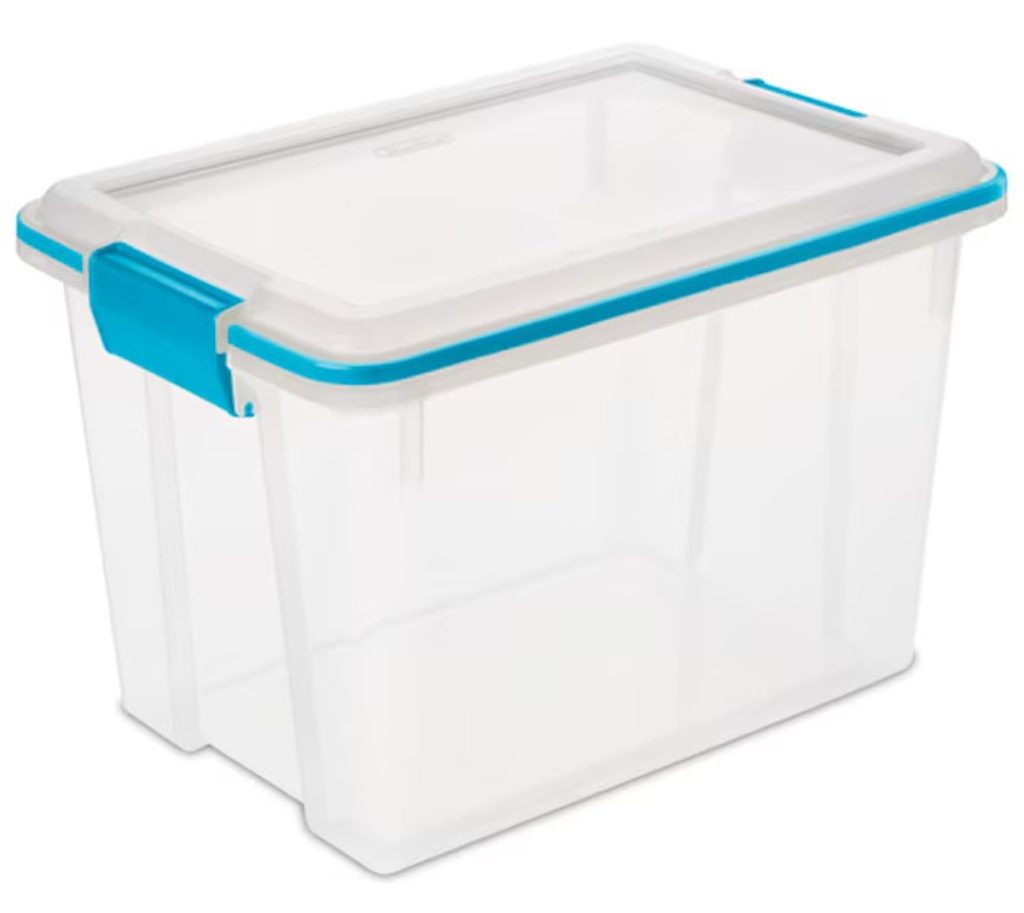 Sterilite 20-Qt. Storage Container Tote with Latching Lids, 24 Pack