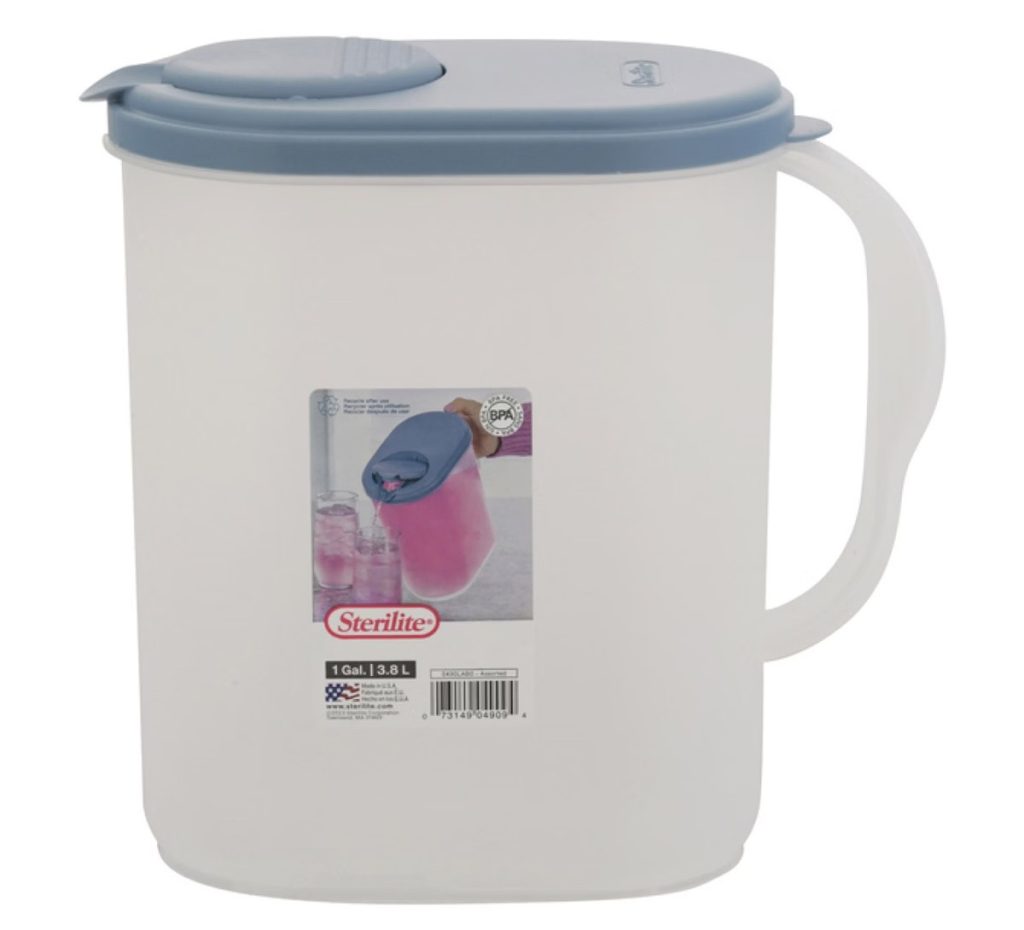 Sterilite One Gallon Pitcher