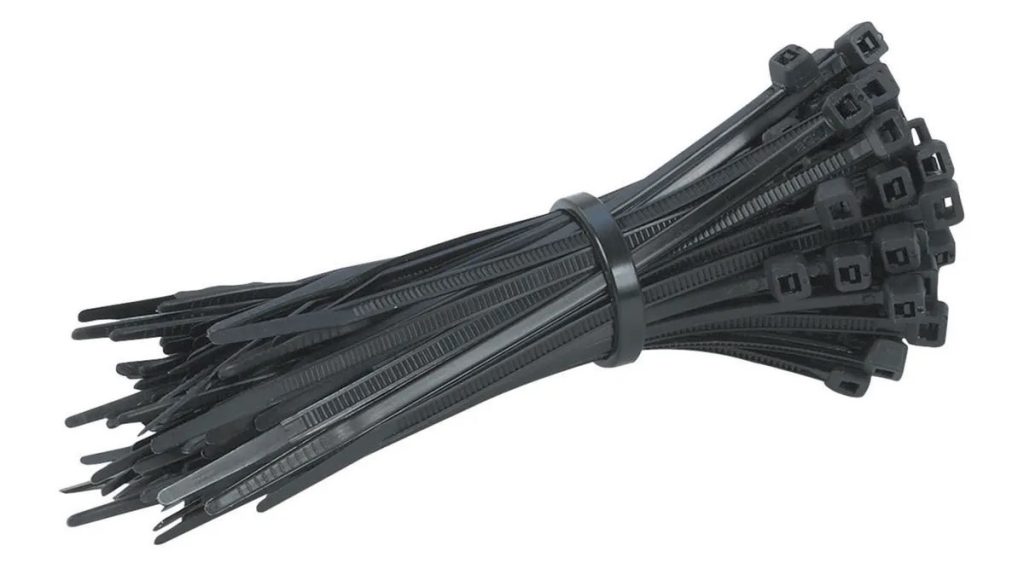 Storehouse 5 in. Black Cable Ties, 100-Pack
