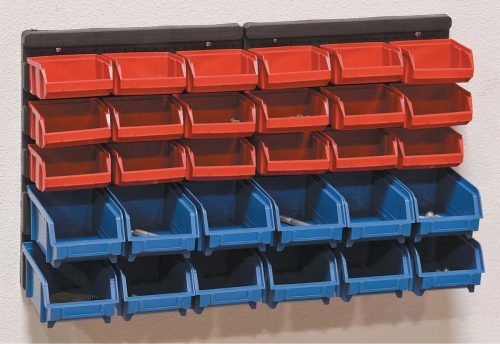 Storehouse 30-Bin Wall-Mount Parts Rack