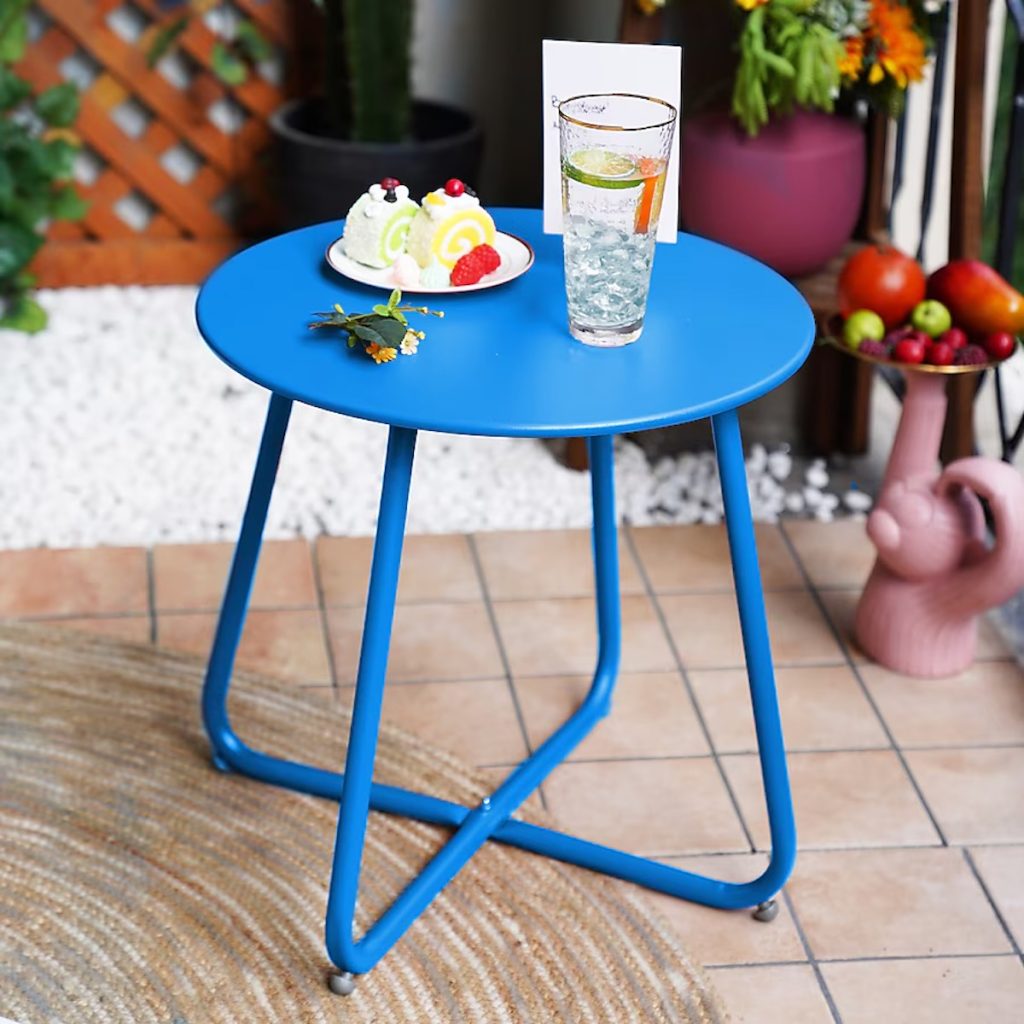 Sunrinx Round Outdoor End Table